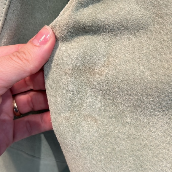 Charter Club Sage Green Suede - Picture 4 of 8